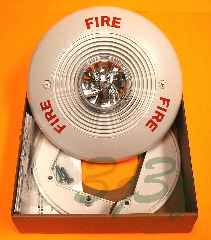 System Sensor PC2430W Ceiling Horn Strobe White