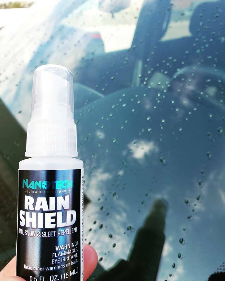 Nanotech Surface Solutions- Rain Shield: Windshield Rain Repellent- 1 Oz (6 Kit)