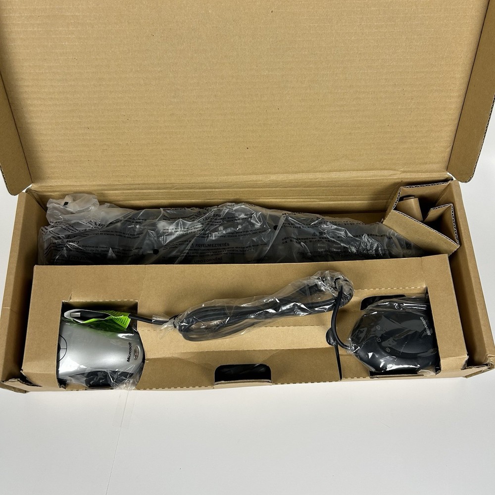 Microsoft wireless desktop combo 3000- keyboard, mouse, receiver - USB