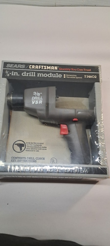 SEARS/CRAFTSMAN MODULAR TOOL SYSTEM 3/8” REVERSIBLE DRILL MODULE 914602