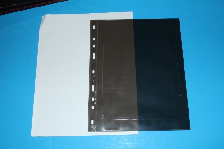 Lighthouse Classic Vario 4 Ring binder w 24 pages Burgundy BlueLakeStamps NICE