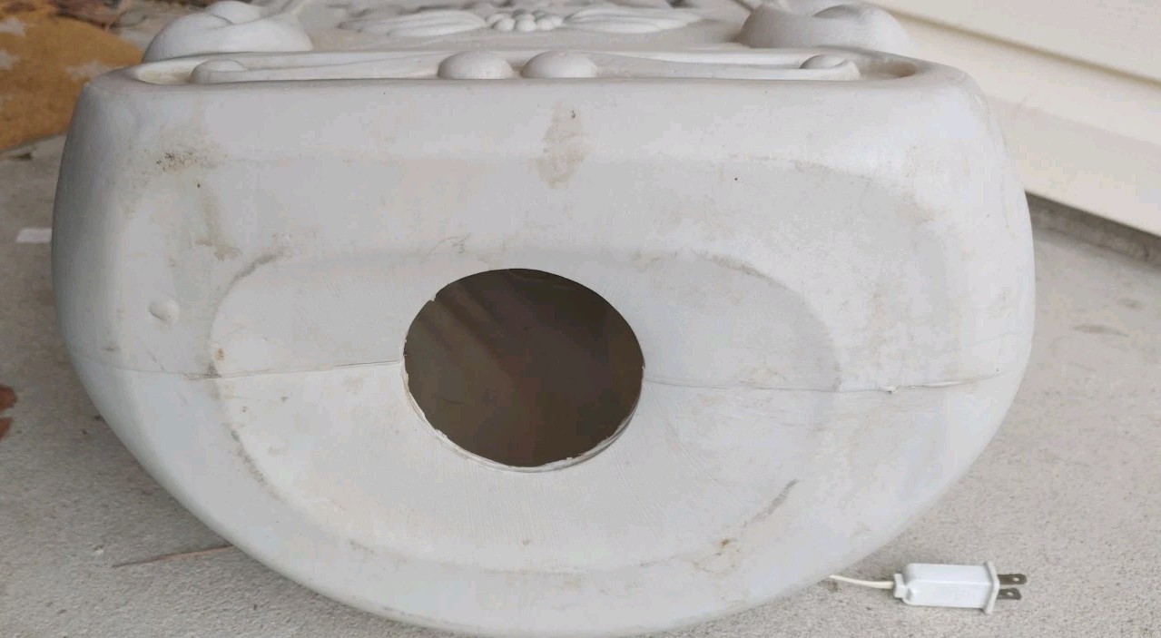 Vintage Halloween Blow Mold Tombstone Gravestone Lighted Trick Or Treat Skeleton