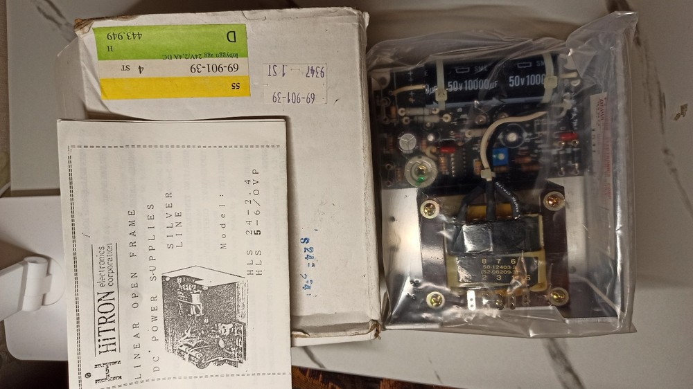 Hitron Electronics HLS24-2.4/ Regulated Power Supply: 24VDC / 2.4A