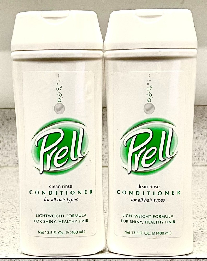2 Pack PRELL Moisturizing Clean Rinse Conditioner, 13.5 oz each