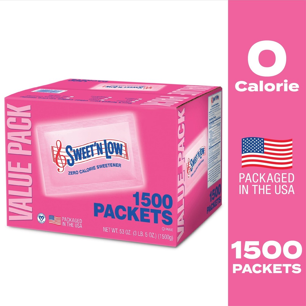 Low Zero Calorie Sweetener Value Pack, 1500 count, 53 oz