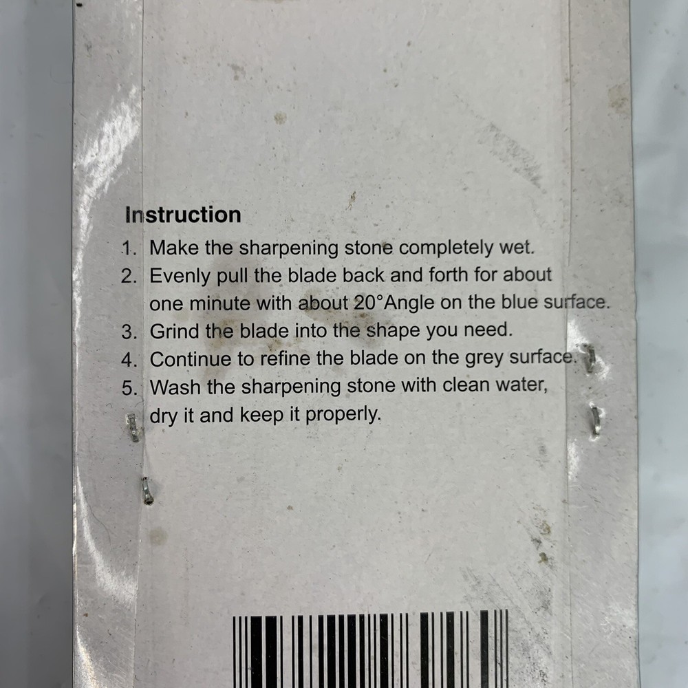 TOOL BENCH Hardware 6” Knife SHARPENING STONE 15.2 cm NEW