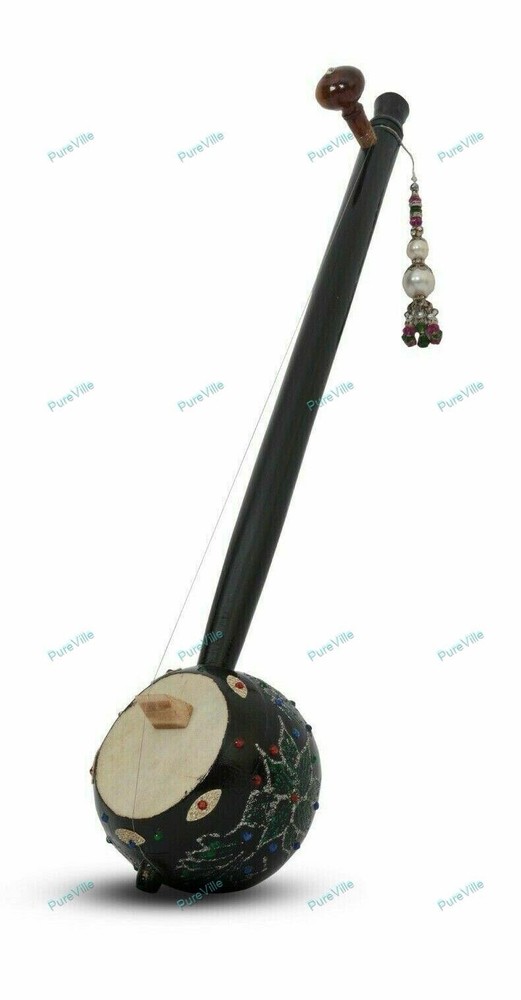 Indian Handmade String Instrument Iktara 20"Inch Designer Tumbi With String