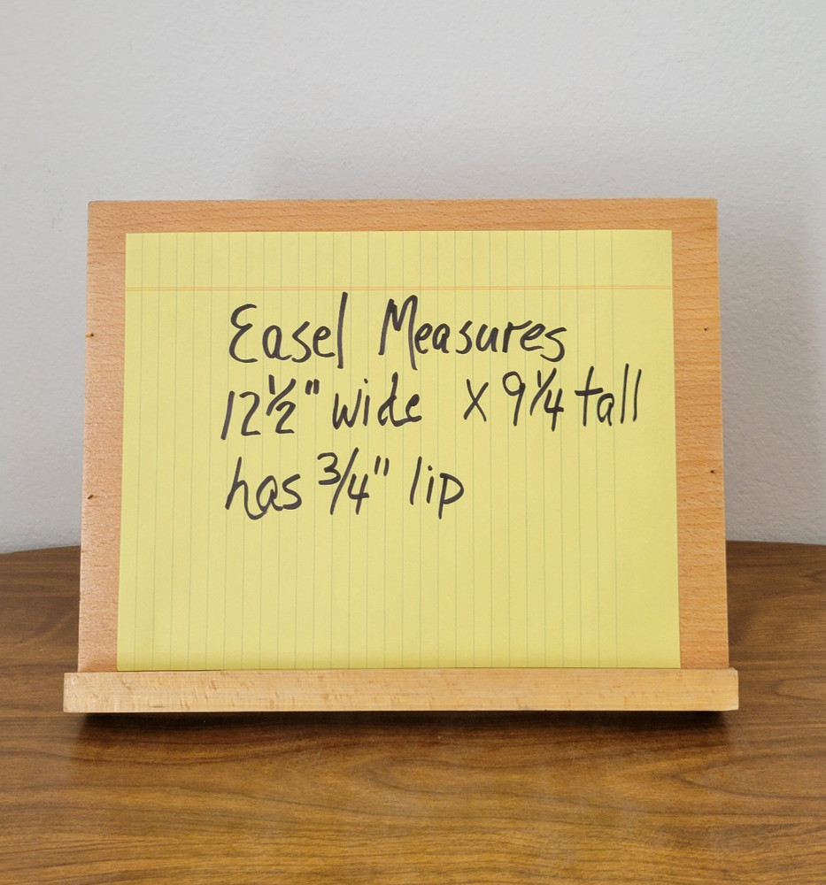 Small Adjustable Tabletop Wood Painters Easel