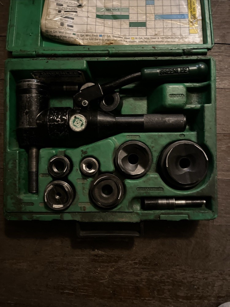 Greenlee 7904SB Hydraulic Quick Draw Punch Driver Set
