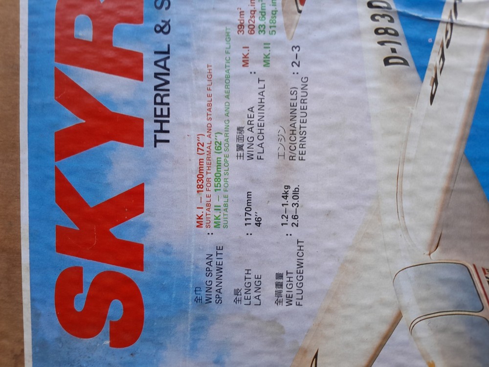 RC Glider ARF 72" Slope Type,