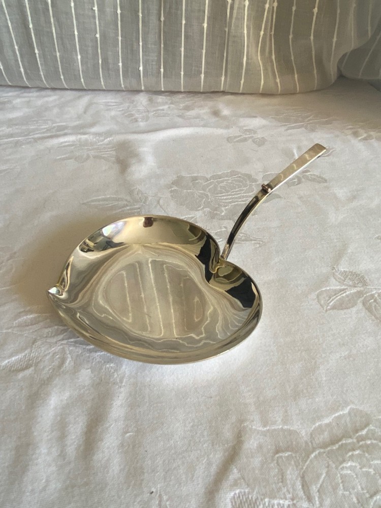 Three Crown Swedish Silver Plate Heart Shaped Candy/Nut/Olive Dish Royal Hickman