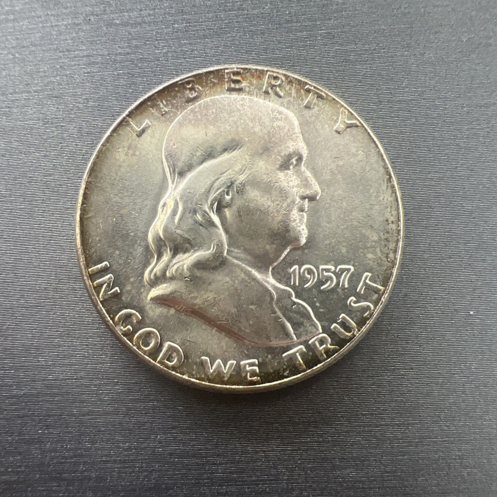 1957-P  Franklin Half #1351