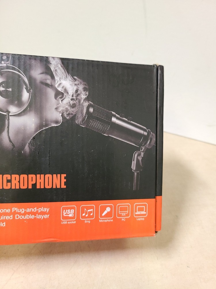 NASUM USB Computer Microphone, Enhanced Condenser USB Microphone AK 1