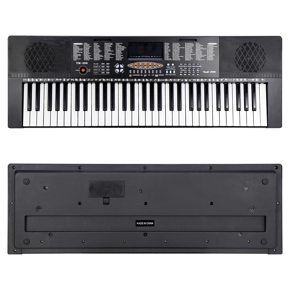 Electronic Keyboard Piano with Stool, Headphones, Microphone,Stand Practice