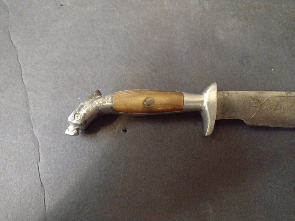 Fixed Eagle Head Vintage Dagger Made in Mexico