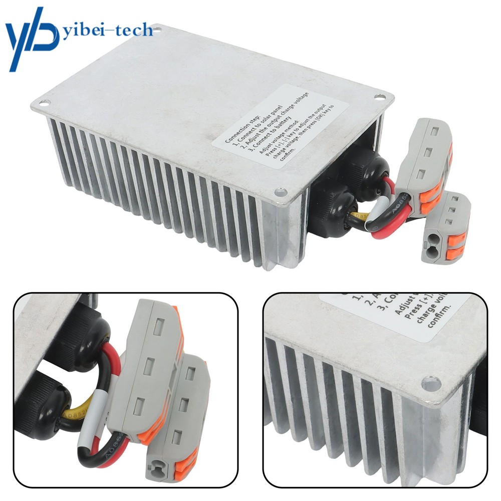 Waterproof Solar Panel Regulator Boost MPPT 24‑85V LED Display Adjustable 400W