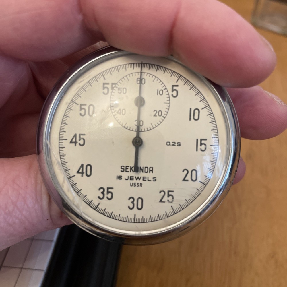 VFR Flight Log Pad/sheets With Working Stop Watch, 1989 Vintage