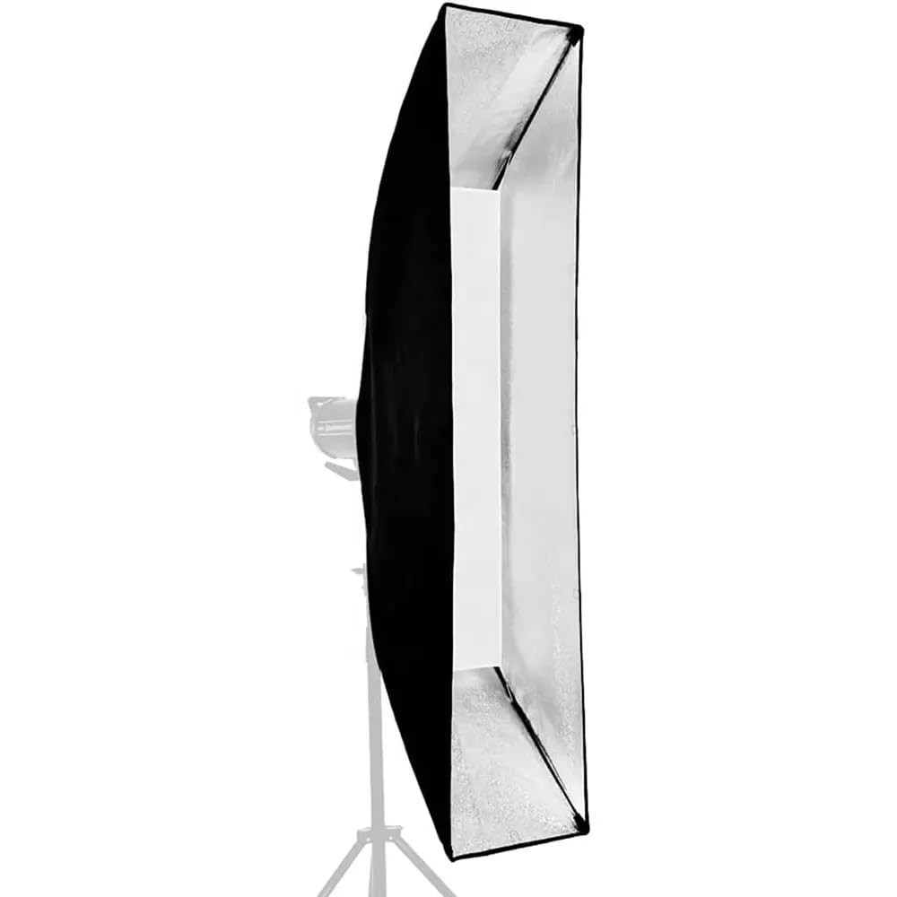 REFLEX CAMERA 48" x 12" (120cm x 30cm) Quick Setup Foldable Rectangular Softb...