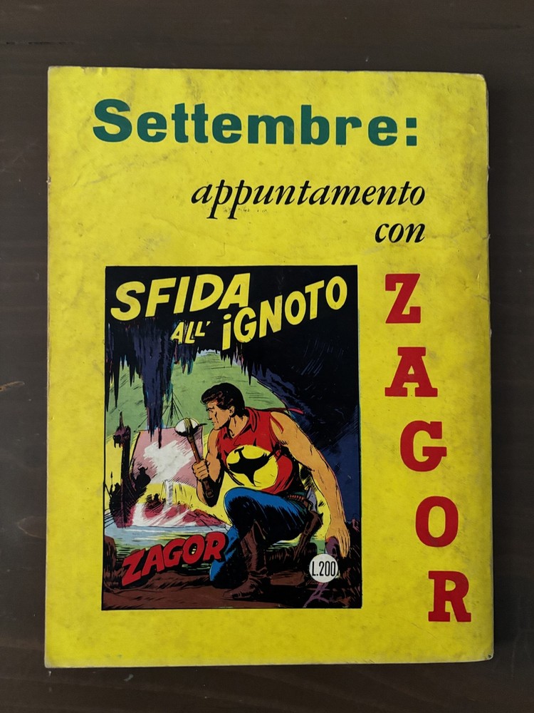 ZAGOR ZENITH No.113 (ZAGOR 62) Original - Bonelli