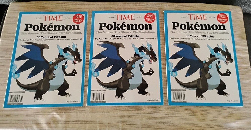 Special Time Edition Pokemon Games Show Evolution Mega Charizard X Cover