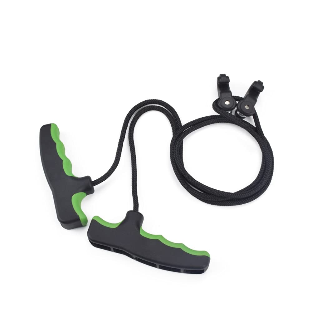 Crossbow Rope String Cocking Device Double Handle for Archery Bow Hunting Too...