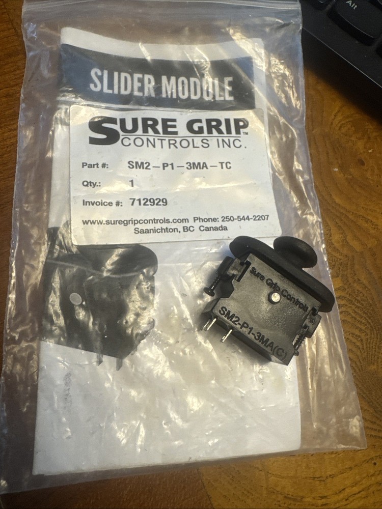 SureGrip Controls Single Output Prop. Slider Module 3MA in black