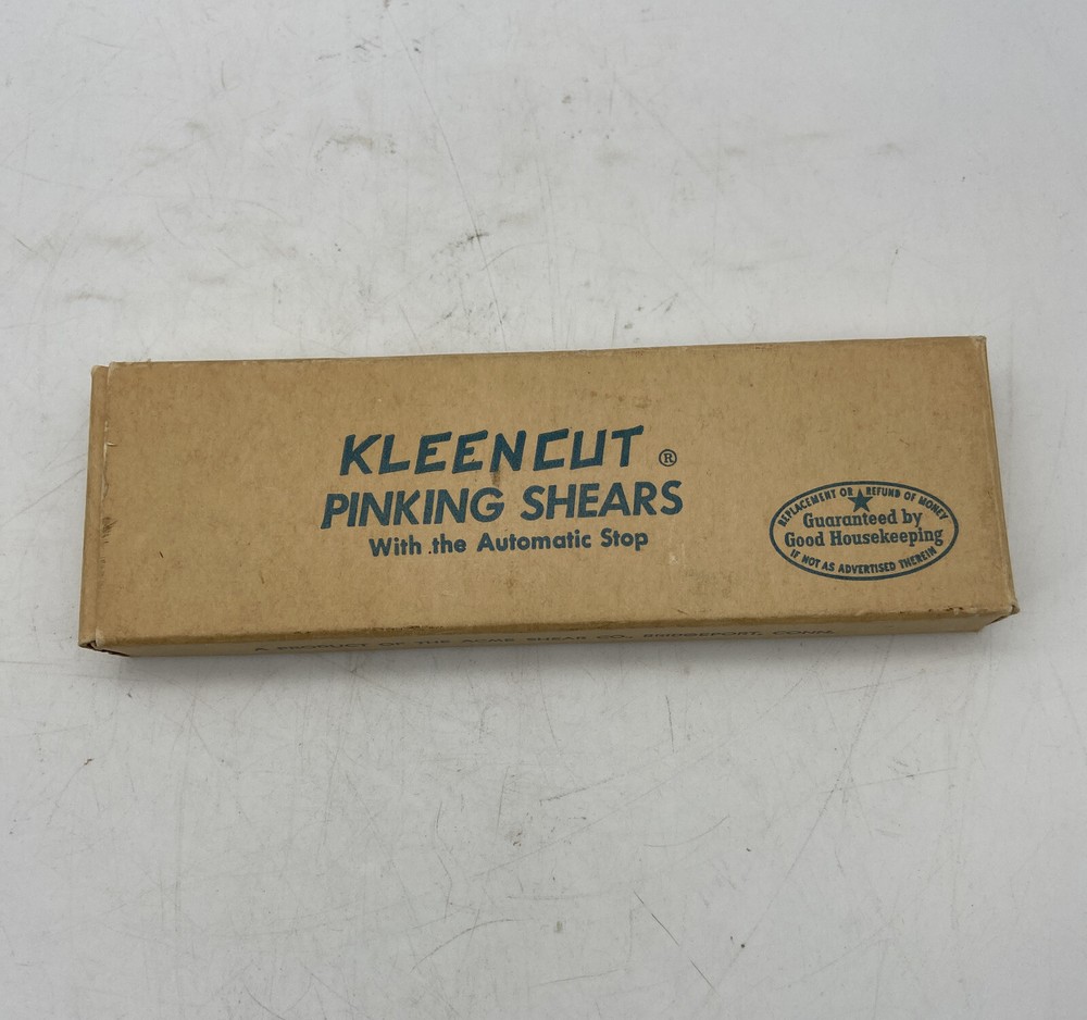 Kleencut Pinking Shears 389 Automatic Stop With Box