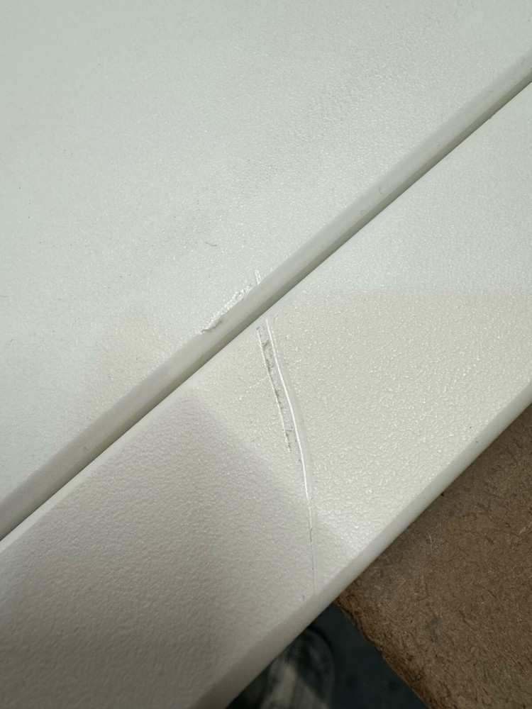 31" x 24" White Hinge Door with Non Locking Latches