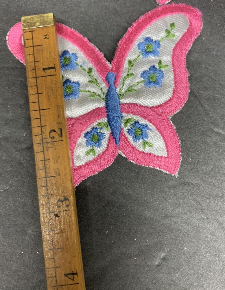 Vintage Pink Butterfly Patch