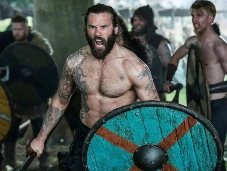 Authentic shield Rollo Battleworn Viking Shield Viking Shield 24''