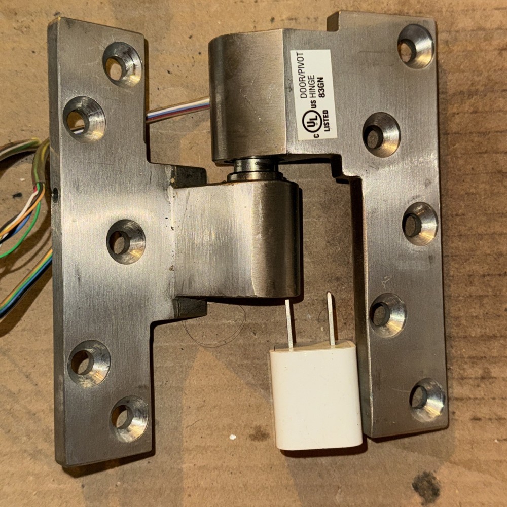 Electric Hinge Pivot Brand dk 5" Listed 83GN Command Access Stuff 16 wire / 8