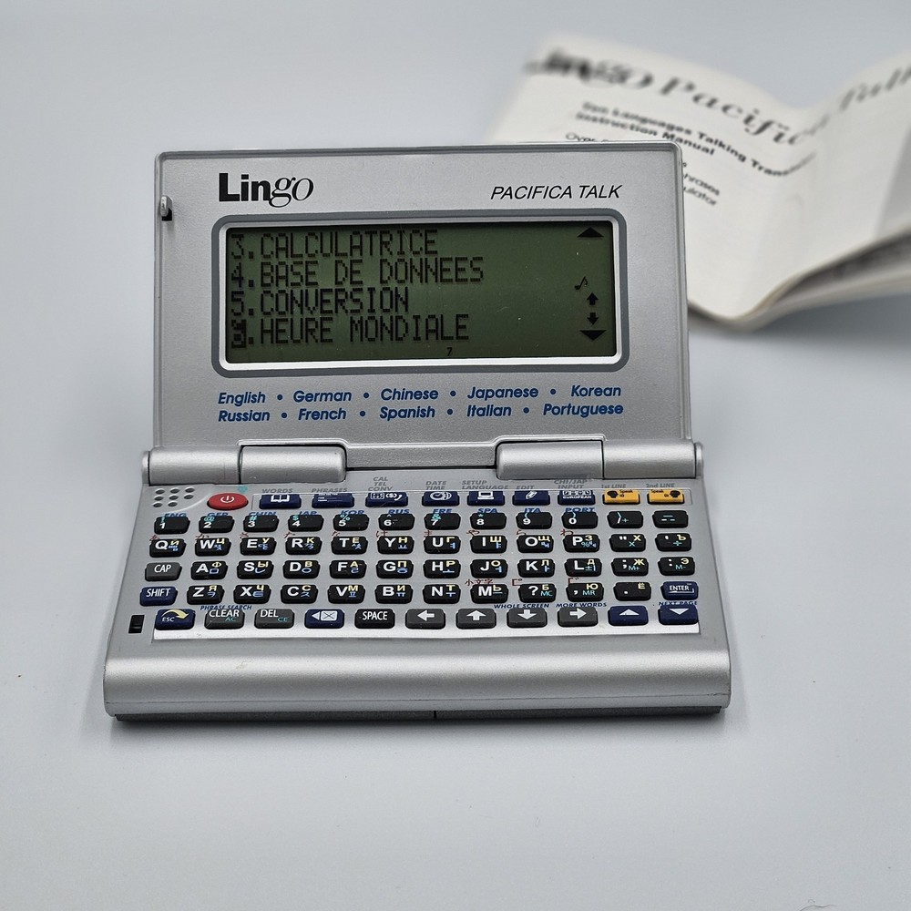 LINGO Pacifica Talk TR-2203 10 Language Talking Translator Great 2000