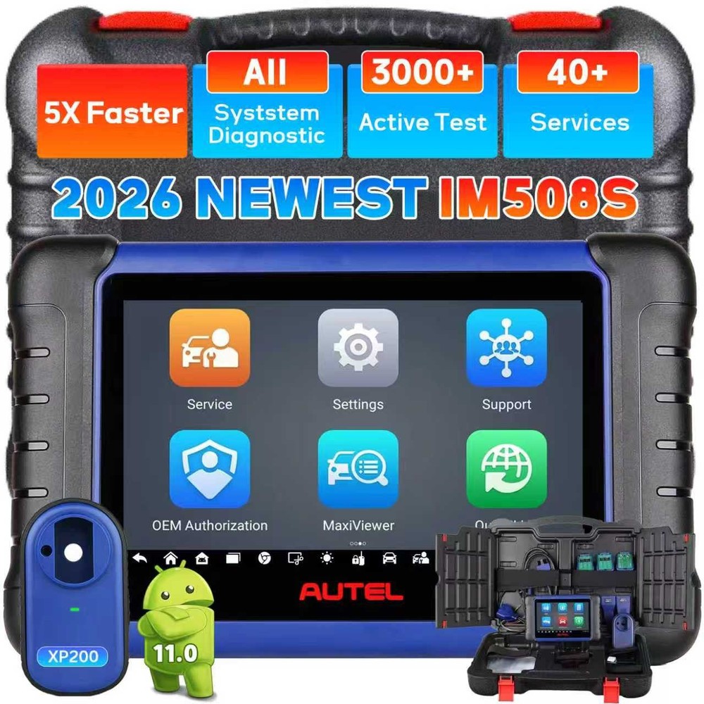 2026 Autel MaxiIM IM508S IMMO Key Programming All System Diagnostic Scanner Kit
