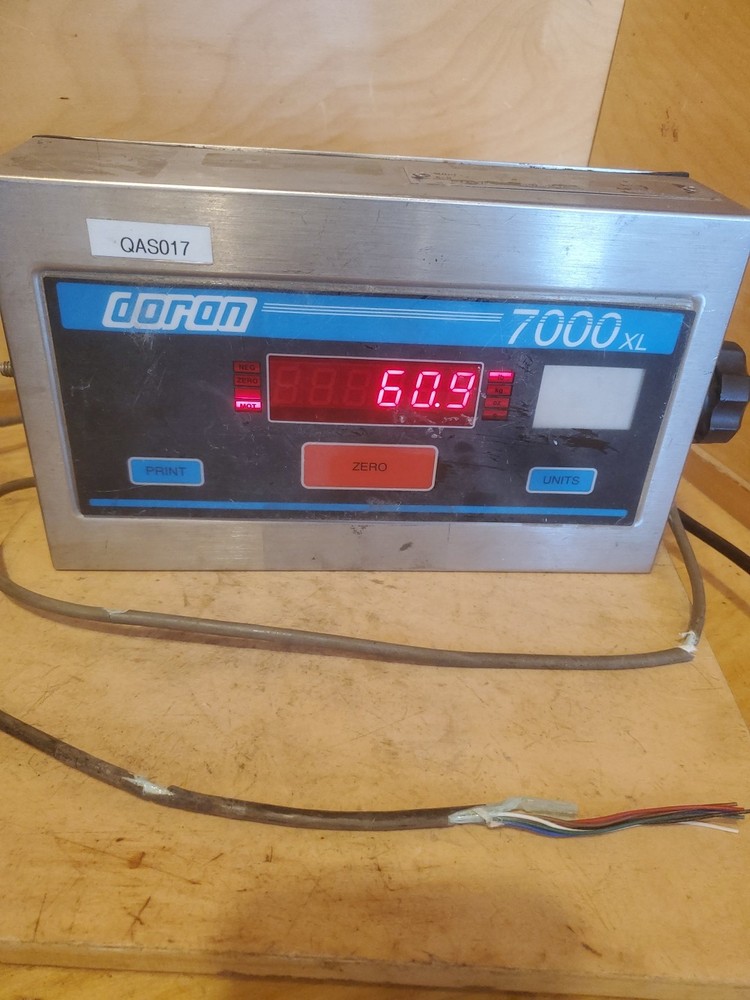 DORAN 7000XLM Scale Indicator Head Only As Pictured