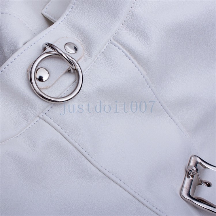 S/M L/XL Genuine Leather Professional Quality Straight Jacket Straps Adjustable