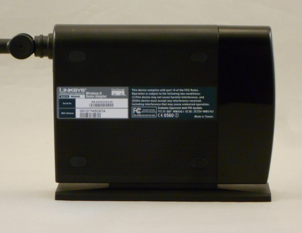 Linksys WGA54G Wireless-G Game Adapter