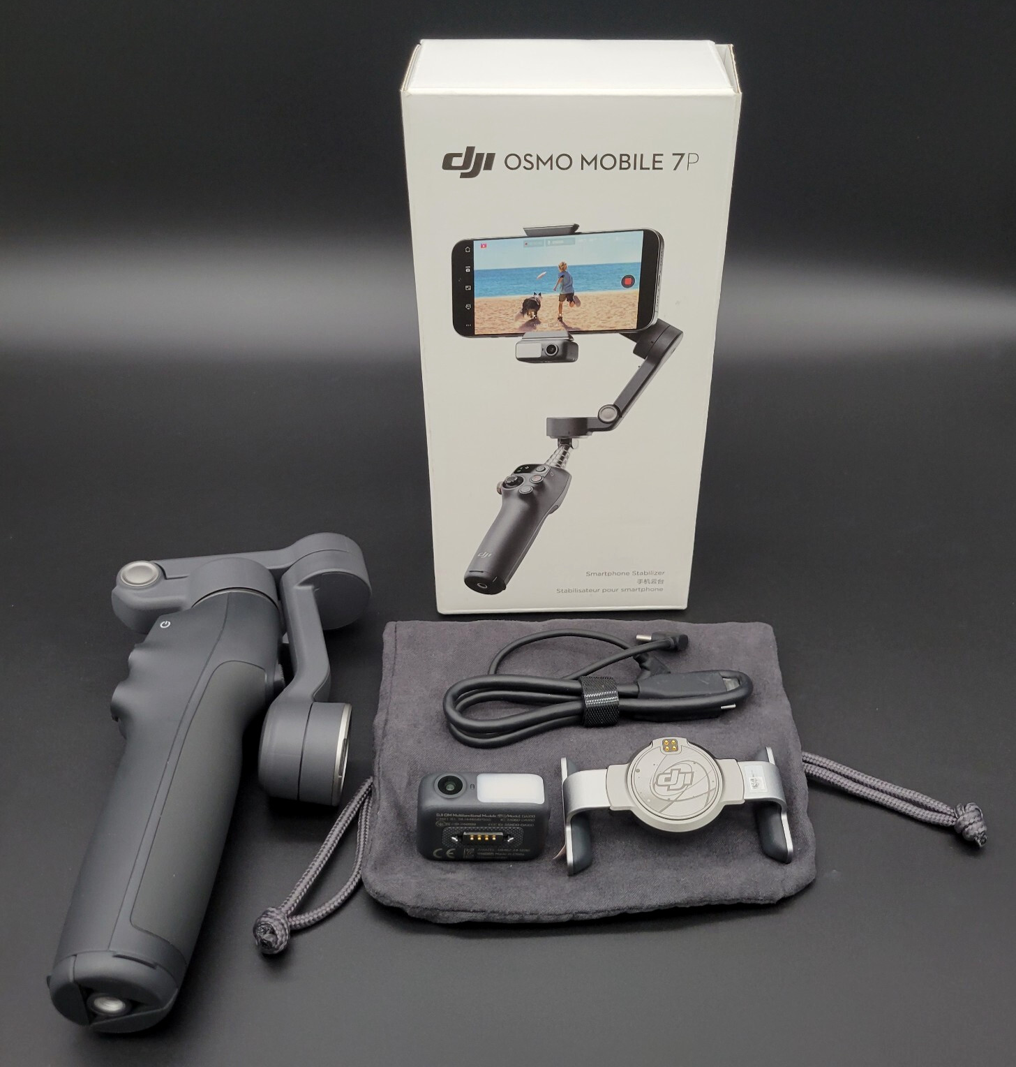 DJI Osmo Mobile 7P Gimbal Stabilizer 3-Axis Foldable Smartphone Android, iPhone