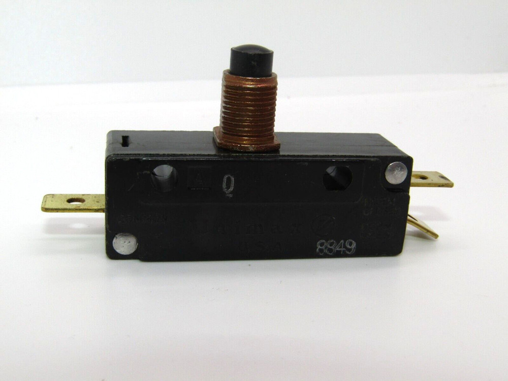 Unimax Snap Action Limit Switch / Button Plunger C&K NOS