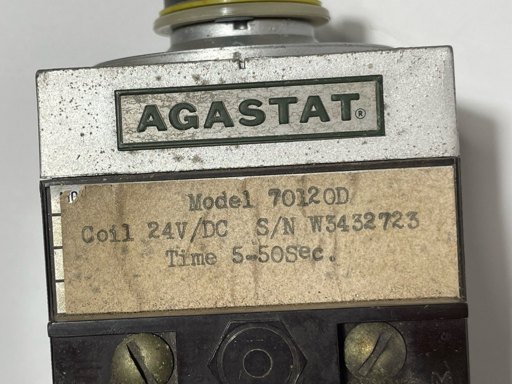 Agastat 70120D Time Delay Relay, 5-50 Second
