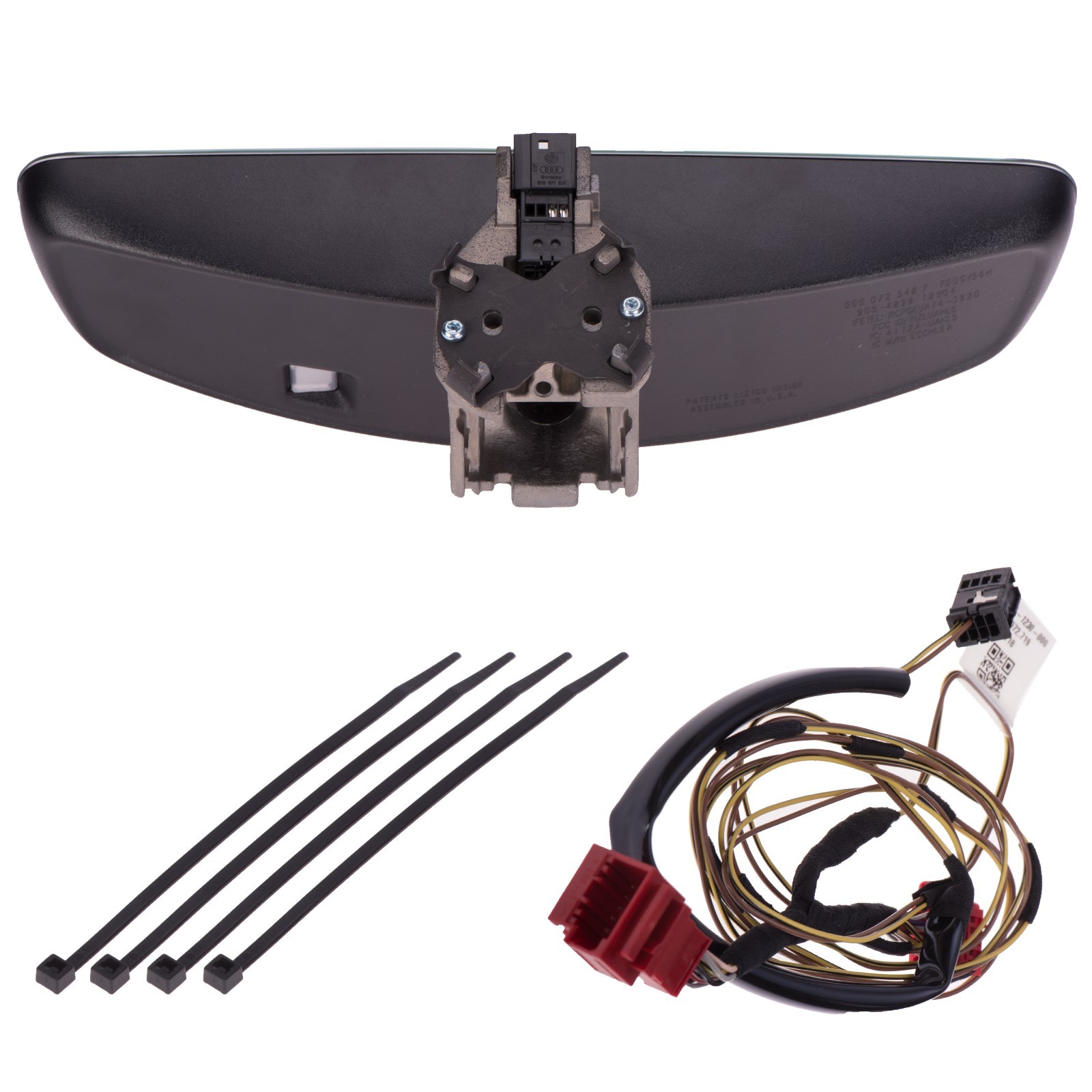 VW Volkswagen Enhanced Rear View Mirror With HomeLink Alltrack Atlas Golf Tiguan