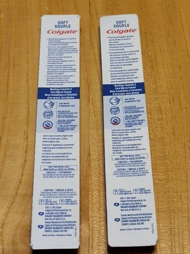 2 Colgate toothbrushes, READ B4 buy
