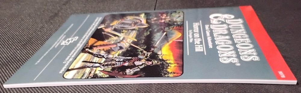 HORROR ON THE HILL BASIC D&D MODULE B5 - Reprint Dungeons & Dragons TSR