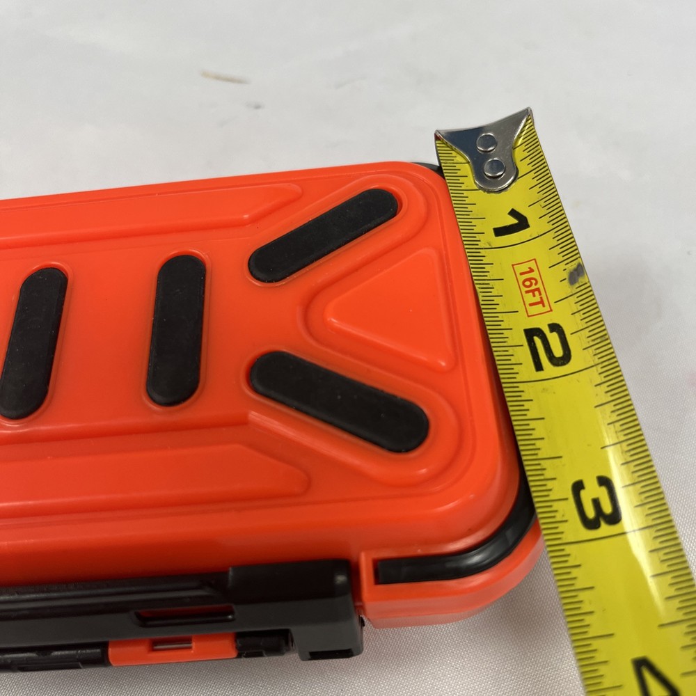 Fishing Tackle Box Lure Waterproof Compartments 2 Layer Hook Storage Case Medium