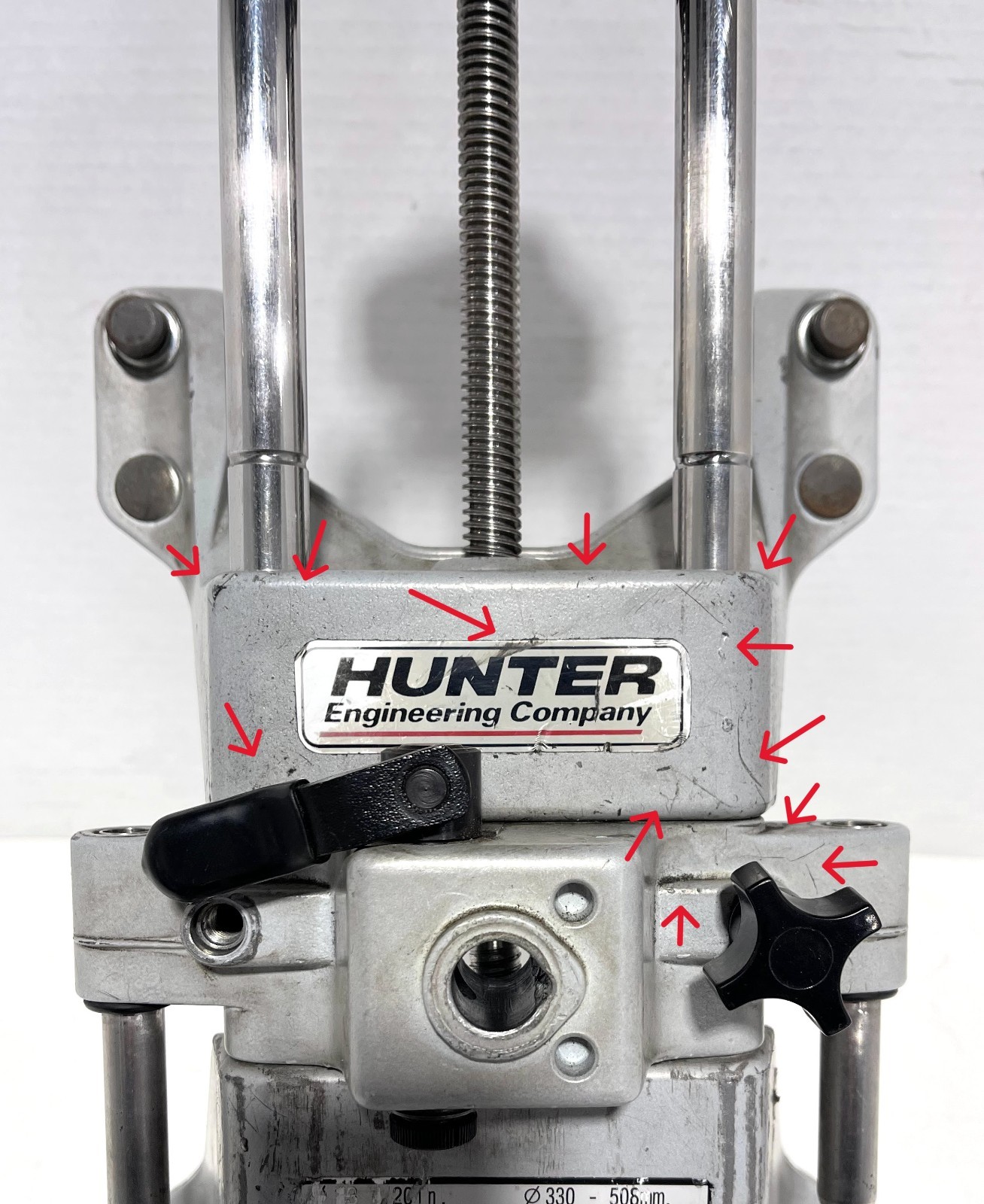 Hunter Engineering DSP 300 Vehicle Wheel Alignment Sensor Clamp/Targets Untested