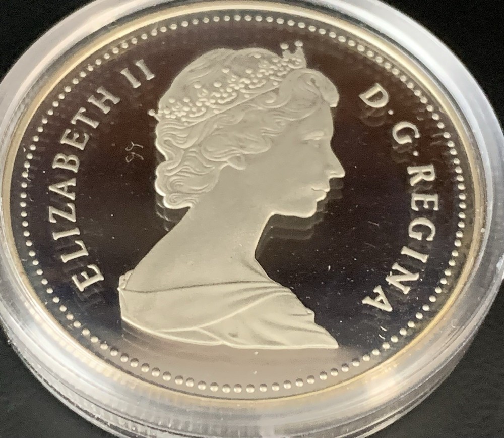 CANADA 1987 Silver Dollar, Gem PR+++, DCAM, Davis Strait