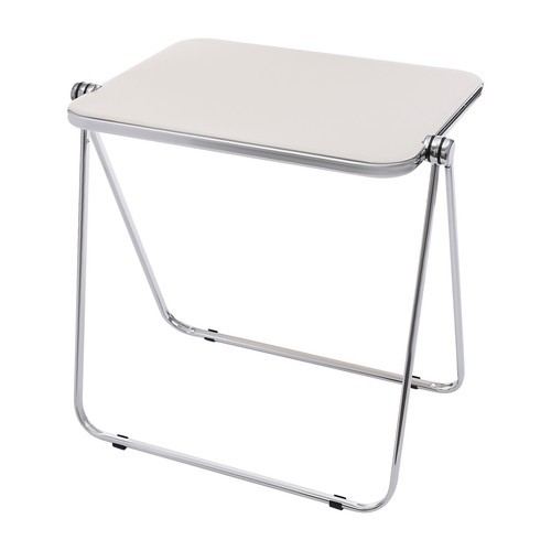 Foldable Acrylic Table, Space-Saving Small Desk Modern Design