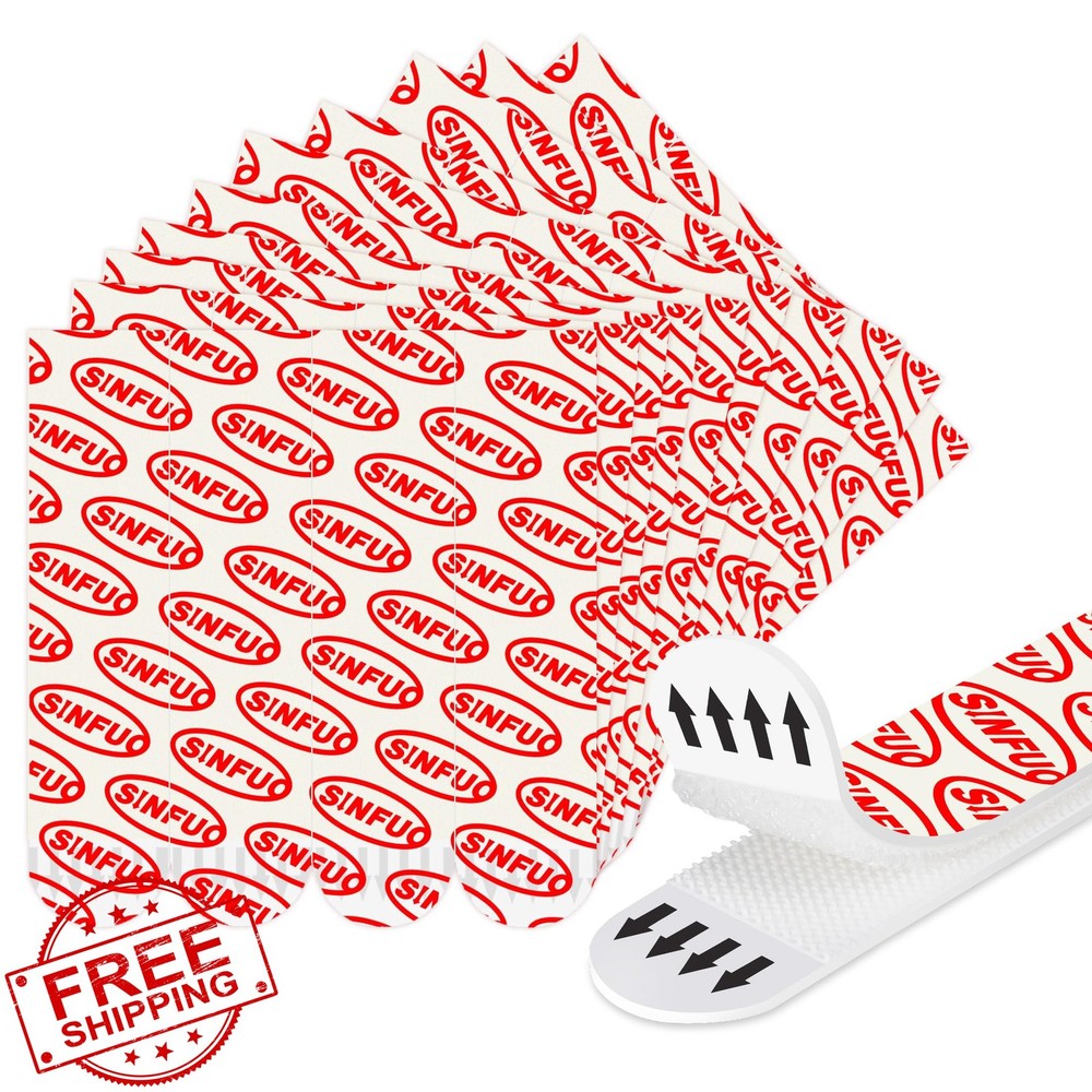 Sinfuo Removable Hook-and-Loop Strips 40-Sets Damage-Free