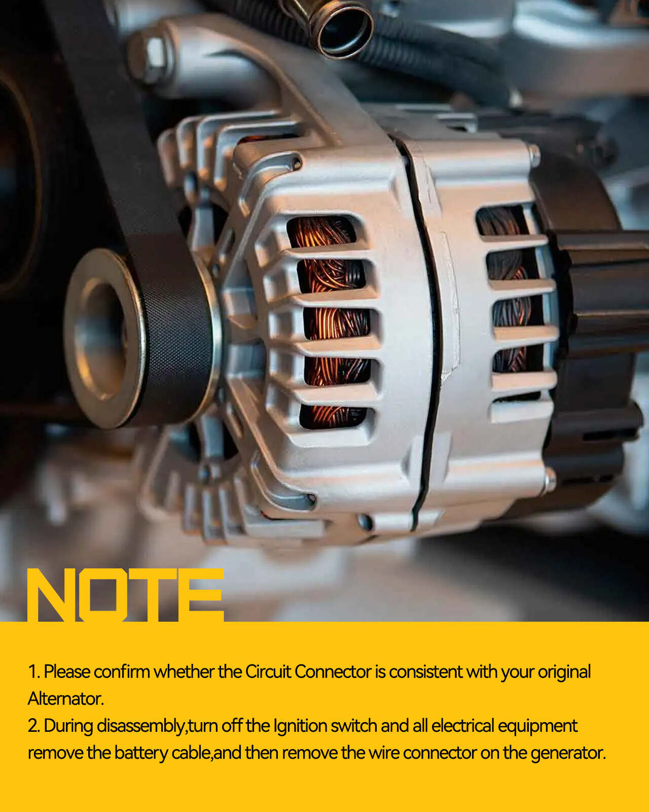 Alternator For Toyota 4Runner 1996-1999 2.7L & Toyota Tacoma 1997-1999 2.7L