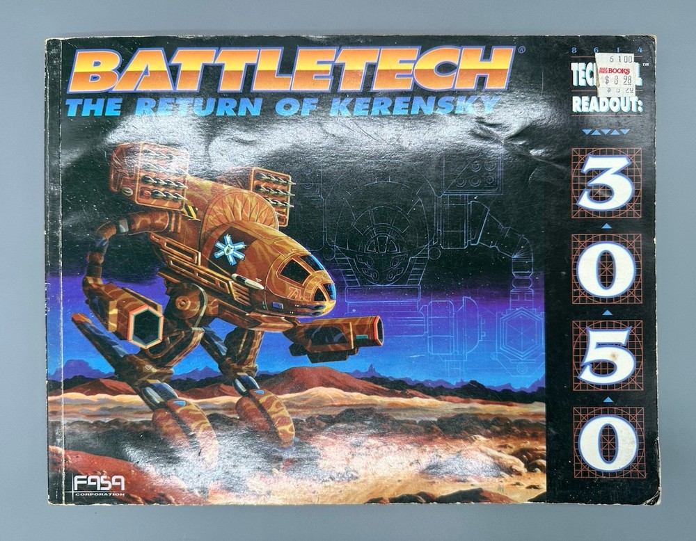BATTLETECH RETURN OF KERENSKY Technical Readout 3050 Source Book REVISED 8614