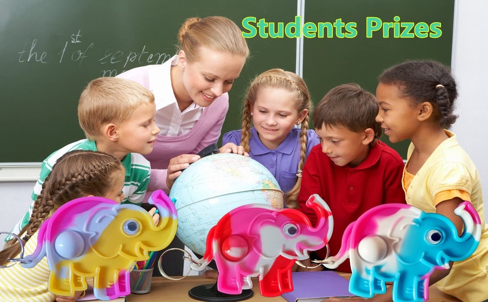 PSDFH 24 Packs Funny Present Unique Mini Elephant Assorted fidgets Bubble...